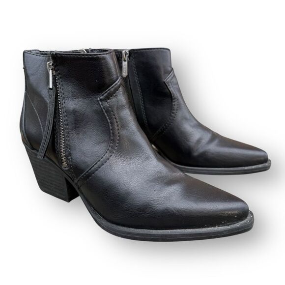 Sam Edelman Whistler Black Pointed Toe Ankle Bootie Woimen's size 6 - Picture 2 of 16